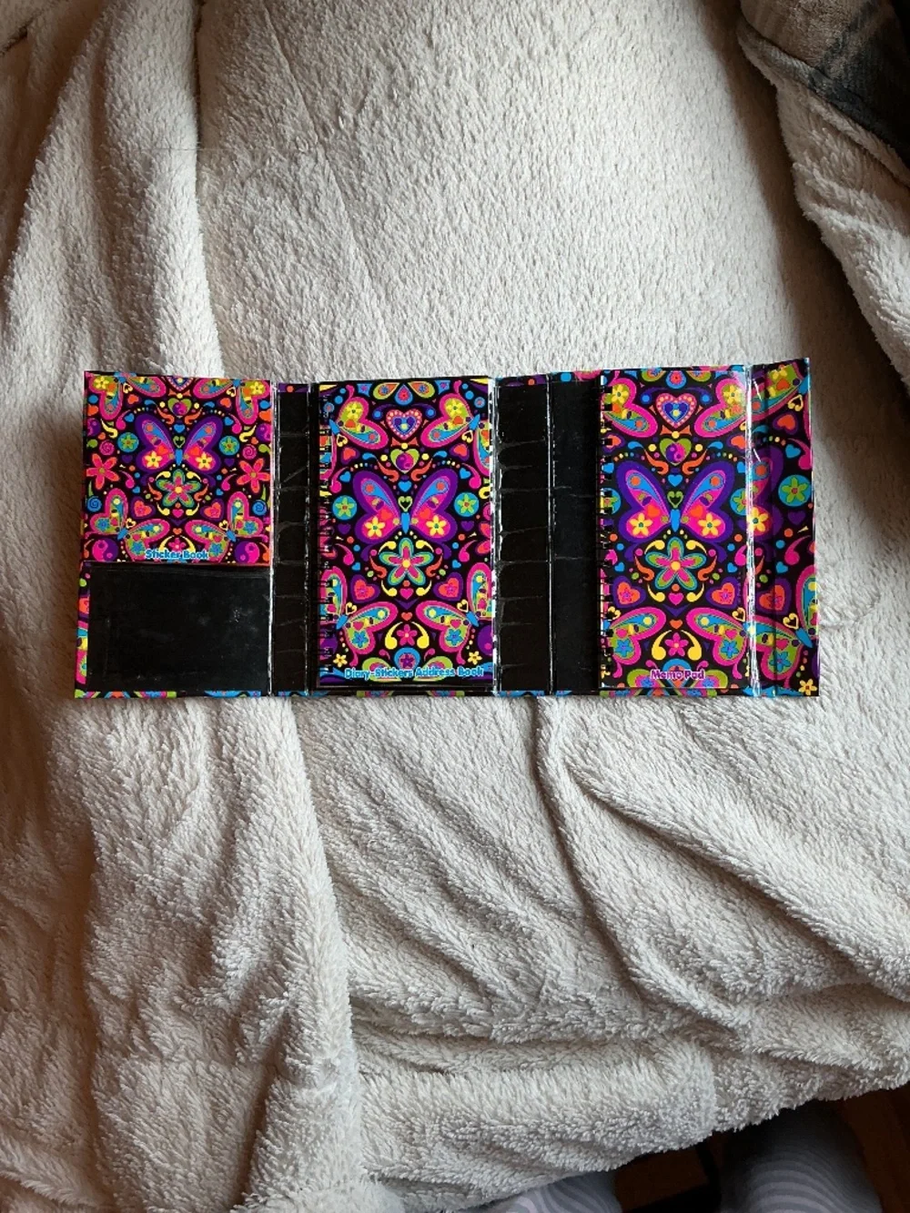 Lisa Frank Butterfly Dream Writers Trifold Organizer Planner